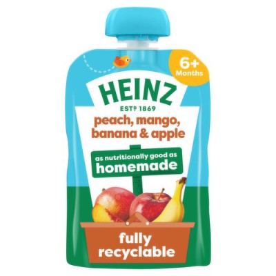Heinz By Nature Apple Pear & Banana Puree 6+ Months 100g