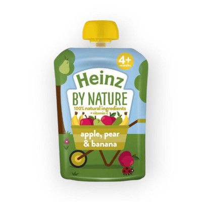 Heinz By Nature Apple Pear & Banana Puree 6+ Months 100g