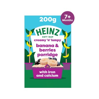 Heinz Banana & Berries Porridge 7+ Months 125g