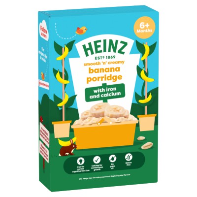 Heinz Banana & Berries Porridge 7+ Months 125g