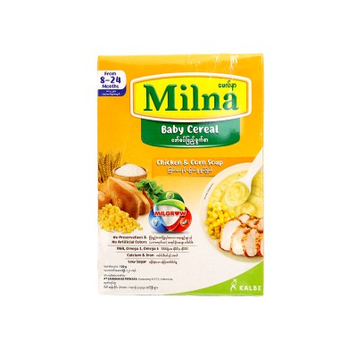 Milna Chicken & Corn Soup Cereal 8 Months Baby 120g