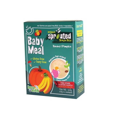 Love Earth Organic Baby Meal Banana & Pumpkin Cereal 6 Months 120g