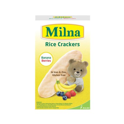 Milna Rice Crackers Banana Berries 40g