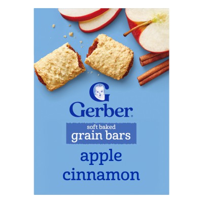 Gerber Soft Baked Grain Bars Apple Cinnamon 156g