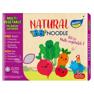 Tenten Multi Vegetable Baby Noodles 1+ Years 150g