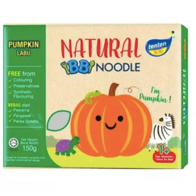 Tenten Pumpkin Baby Noodles 1+ Years 150g
