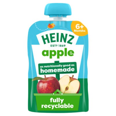 Heinz By Nature Apple Puree 6+ Months 100g