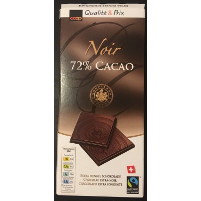 Coop Cioccolato Fondente 72% Dark Chocolate Bar 100g