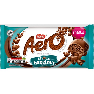 Nestle Aero Milk Chocolate Bar 90g