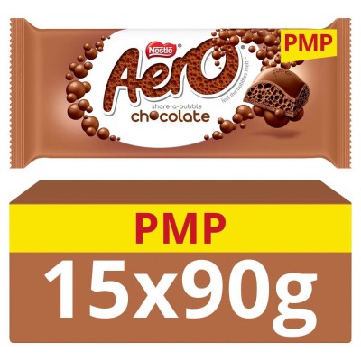 Nestle Aero Milk Chocolate Bar 90g
