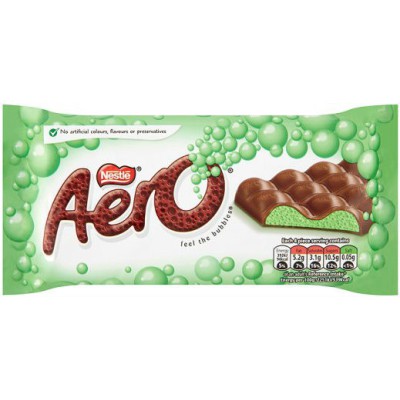 Nestle Aero Peppermint Chocolate Bar 90g