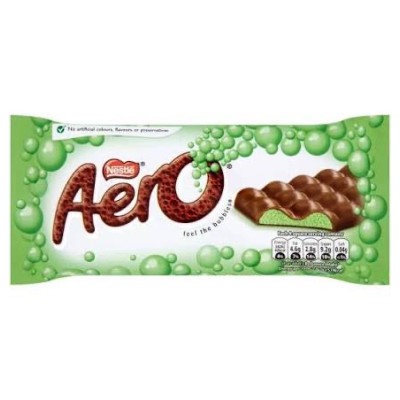 Nestle Aero Peppermint Chocolate Bar 90g