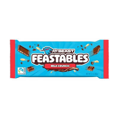 Mr. Beast Feastables Crunch Chocolate Bar 60g