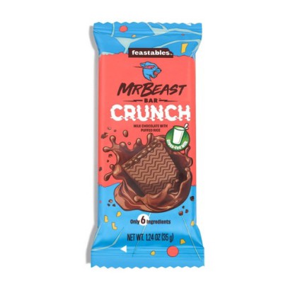 Mr. Beast Feastables Crunch Chocolate Bar 60g