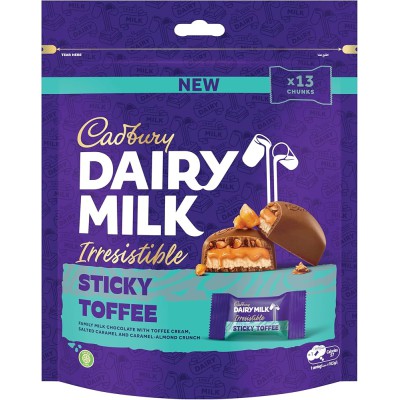 Cadbury Dairy Milk Sticky Toffee Pudding Chocolate 145g
