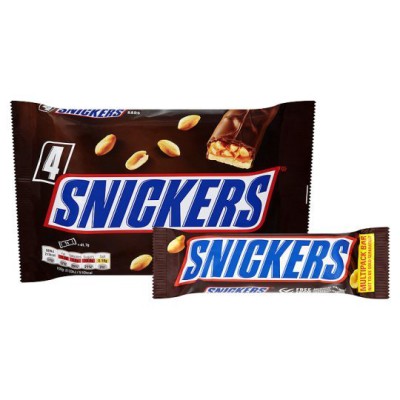 Snickers Chocolate Bars 4pcs 166.8g