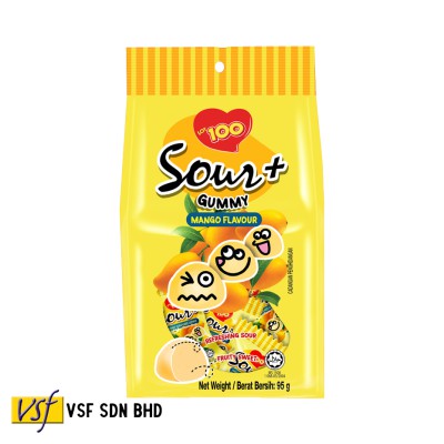 Sour+ Mango Gummy Candy 95g