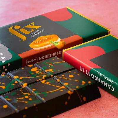 Fix Dessert Chocolatier Kunafa Chocolate Bar 200g