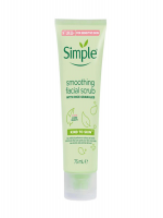 Simple Kind to Skin Smoothing Facial Scrub - Rice Granules 75ml | Gentle Exfoliator for Soft, Smooth Skin - Best Price in Bangladesh | Shampoobd