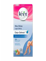 Veet Wax Strips with Easy Grip for Sensitive Skin x20 - Best Price in Bangladesh | Shampoobd