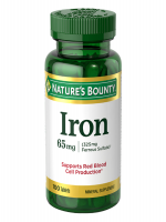 Nature’s Bounty Iron 65 Mg.(325 mg Ferrous Sulfate), 100 Tablets - Best Price in Bangladesh | Shampoobd