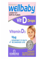 Vitabiotics Wellbaby Vit D Drops Birth to 4 Years 30ml - Best Price in Bangladesh | Shampoobd