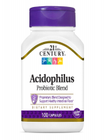 21st Century Acidophilus Probiotic Blend 100 Capsules - Best Price in Bangladesh | Shampoobd