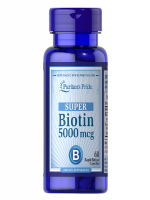 Puritan’s Pride Super Biotin 5000mcg 60 Capsules - Best Price in Bangladesh | Shampoobd