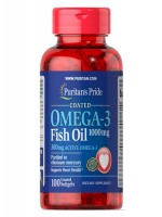Puritan’s Pride Omega-3 Fish Oil 1000mg 100 Softgels - Best Price in Bangladesh | Shampoobd