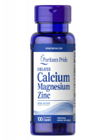 Puritan’s Pride Chelated Calcium Magnesium Zinc 100 Tablets - Best Price in Bangladesh | Shampoobd