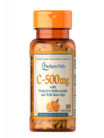 Puritan's Pride Vitamin C-500 mg with Bioflavonoids & Rose Hips 100 Tablets - Best Price in Bangladesh | Shampoobd