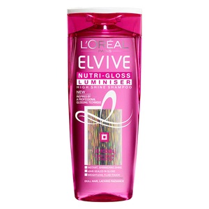 L'oreal Paris Elvive Nutri-Gloss Luminiser High Shine Shampoo 400ml - Get Glossy and Shiny Hair with L'oreal's Nutri-Gloss Formula! - Best Price in Bangladesh | Shampoobd