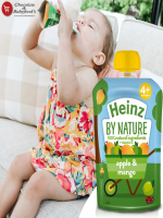Heinz By Nature Apple & Mango Puree (4 - 36 months) 100G - Best Price in Bangladesh | Shampoobd