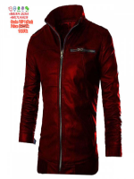 Gents Full Artificial Leather Jacket - Vip1 Red | Mens Fashion - Best Price in Bangladesh | Shampoobd