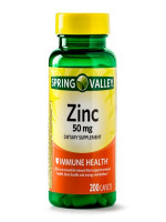 Spring Valley Zinc Caplets 50 mg 200 Ct - Best Price in Bangladesh | Shampoobd