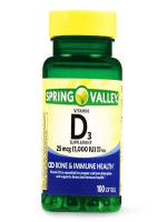 Spring Valley Vitamin D3 Supplement 100 Softgels - Best Price in Bangladesh | Shampoobd
