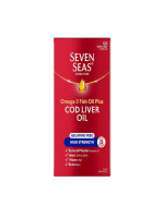 Seven Seas Simply Timeless Omega-3 Fish Oil Plus Gelatine Free High Strength COD Liver Oil 120 Cap - Best Price in Bangladesh | Shampoobd