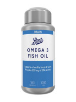 Boots Omega 3 Fish Oil For Brain & Heart 180 Capsules - Best Price in Bangladesh | Shampoobd