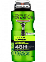 Loreal Men Expert Clean Power 48H Anti-Perspirant Deodorant Spray 250ml - Best Price in Bangladesh | Shampoobd