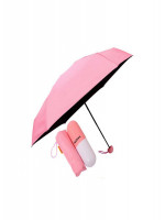 Mini Capsule Box Smart Folding Umbrella, Rain & Sun Protected - pink - Best Price in Bangladesh | Shampoobd
