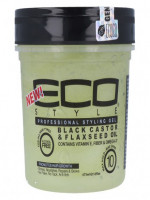 Eco Style Black Castor & Flaxseed Oil Professional Styling Gel - Best Price in Bangladesh | Shampoobd
