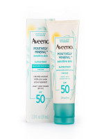 Aveeno positively Mineral Sensitive Skin Sunscreen SPF50 59ml - Best Price in Bangladesh | Shampoobd