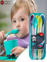 Tommee Tippee Explora Soft Tip Weaning Spoons 4m+, 5 Spoons - Best Price in Bangladesh | Shampoobd