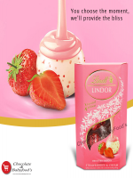 Lindt Lindor Strawberry & Cream 200g - Best Price in Bangladesh | Shampoobd