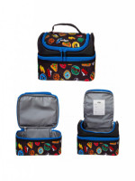 Smiggle Hits Double Decker Lunch Box: Black - Best Price in Bangladesh | Shampoobd