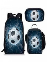 ForUDesigns Cartoon Football Backpack- Water 3 Pcs/set - Best Price in Bangladesh | Shampoobd