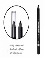 Rimmel Scandaleyes Waterproof Kohl Kajal- 001 Black - 1.3gm: Long-Lasting, Intense Black Eyeliner with Superior Water Resistance - Best Price in Bangladesh | Shampoobd