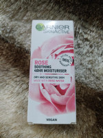 Garnier Rose Soothing 48hr Moisturiser | Calming Hydration for All-Day Relief
