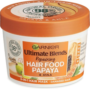 Garnier Ultimate Blends Hair Food Papaya 3-in-1 Damaged Hair Mask Treatment 390ml - Best Price in Bangladesh | Shampoobd