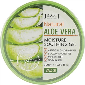 Jigott Natural Aloe Vera Moisture Soothing Gel 300ml: Your Ultimate Solution for Skin Hydration and Soothing